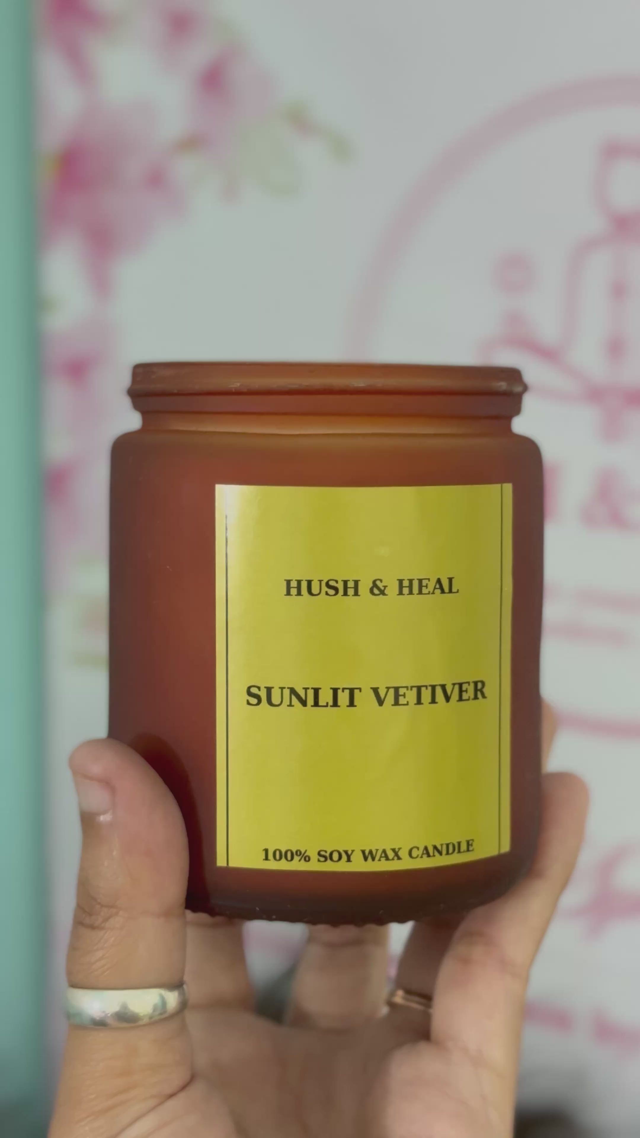 Aromatherapy Candle (Frosted Jars)